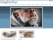 Tablet Screenshot of olegpanfilov.com